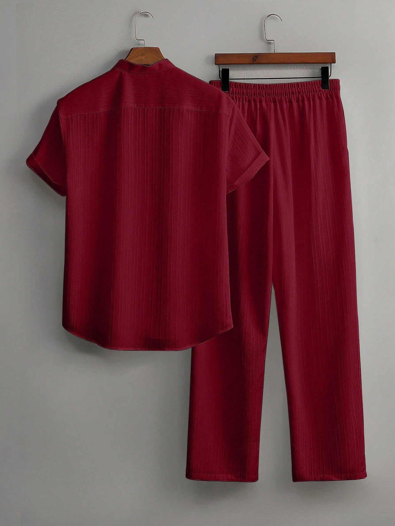 Premium Maroon shirt & track Pent Co-ords set For Man -Lafabrila