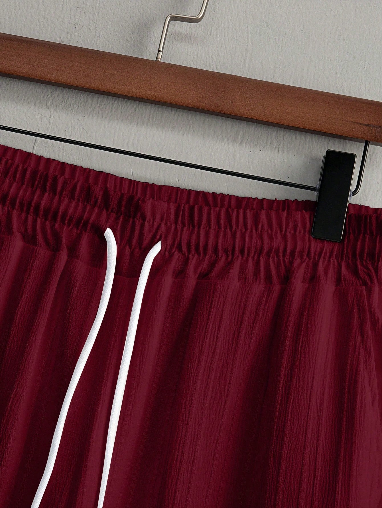 Premium White shirt & Maroon track Pent Co-ords set For Man -Lafabrila