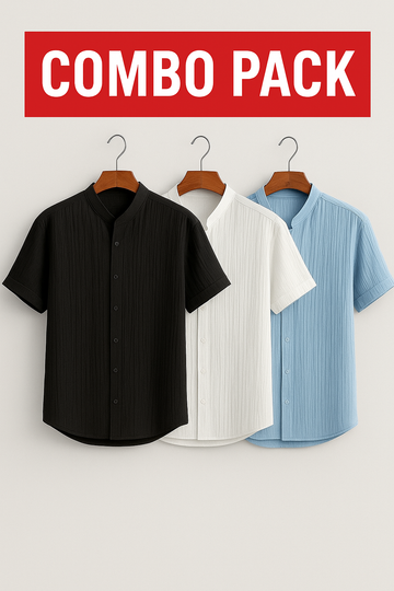 Combo Of 3 Korean style  Imported  Shirts