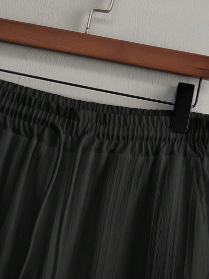 Premium Black shirt & track Pent Co-ords set For Man -Lafabrila