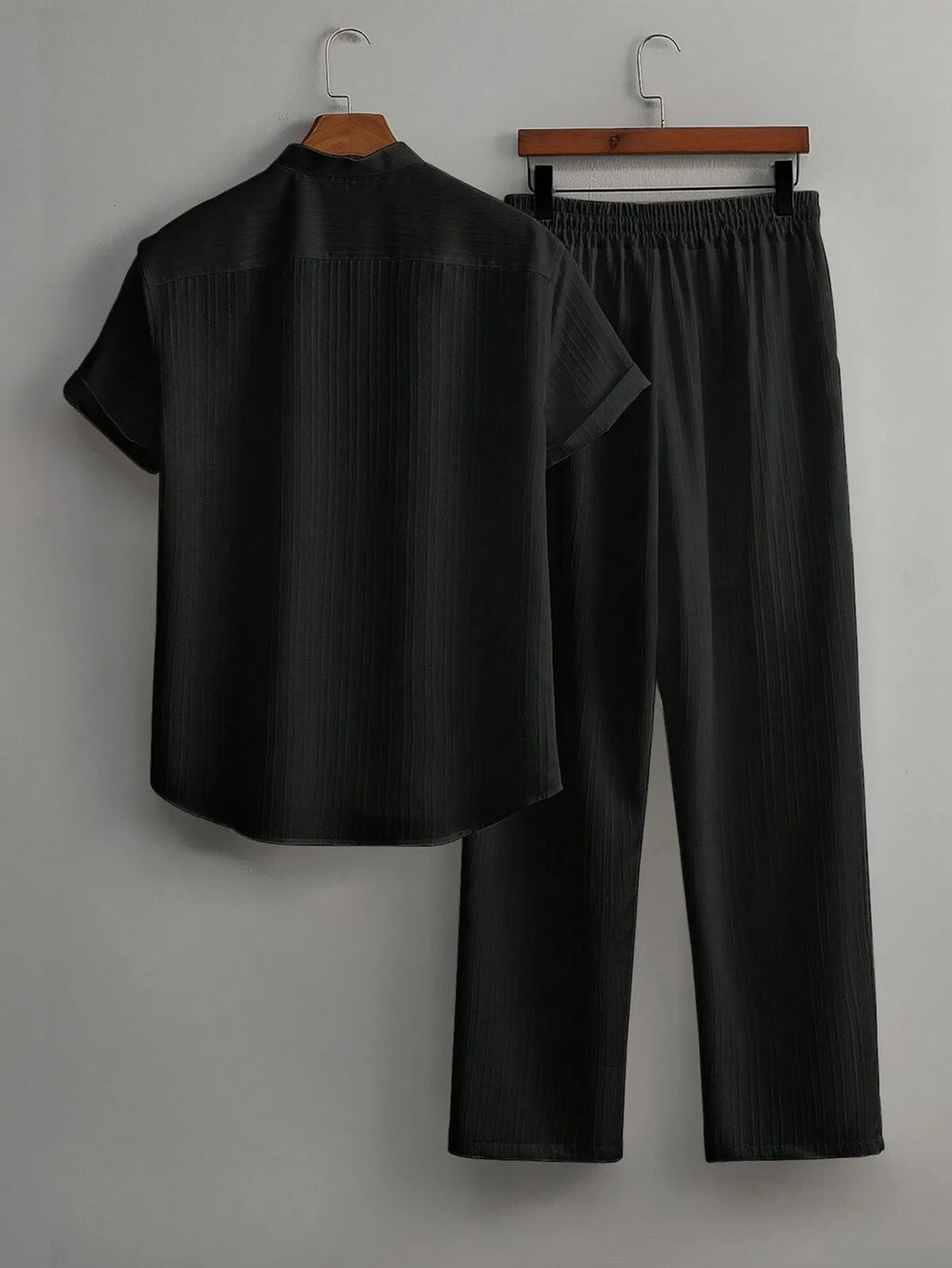 Premium Black shirt & track Pent Co-ords set For Man -Lafabrila