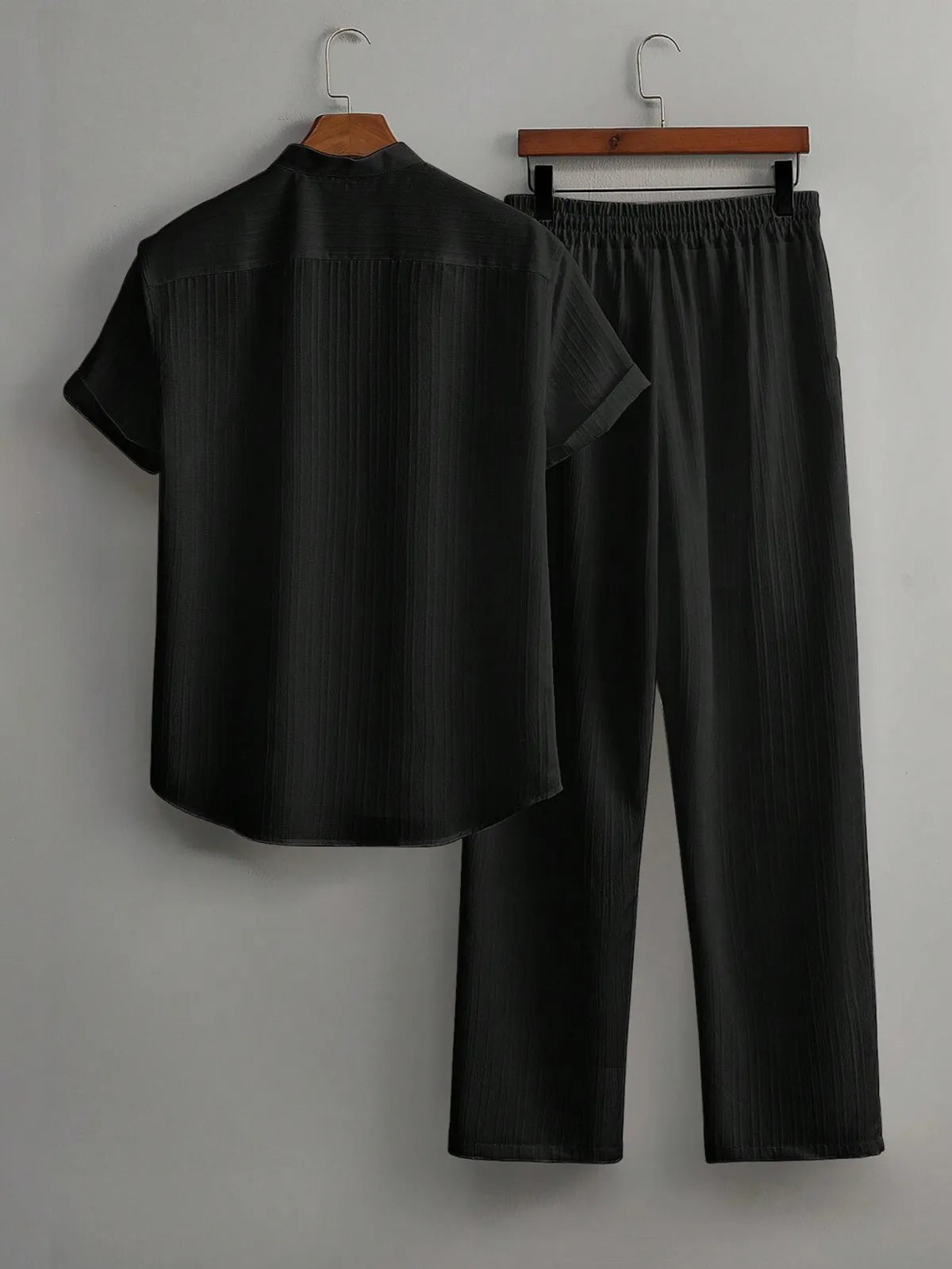 Premium Black shirt & track Pent Co-ords set For Man -Lafabrila